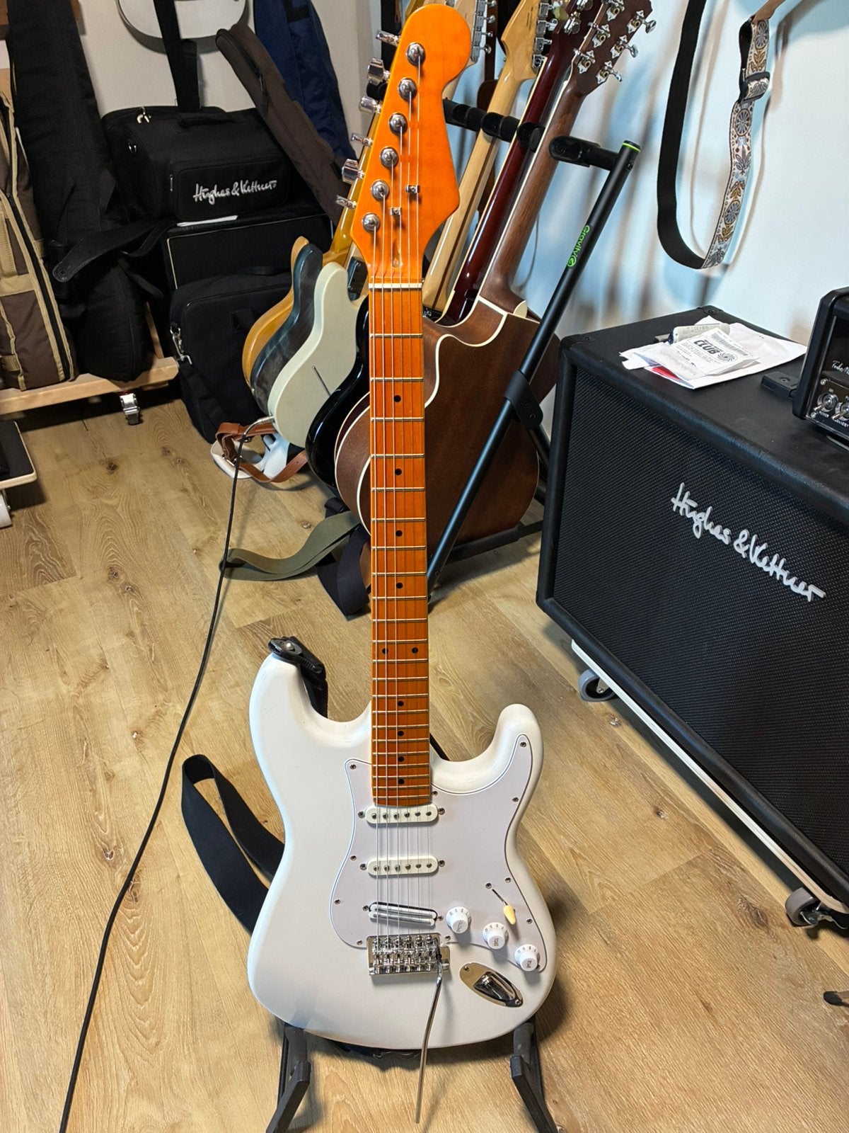 Guitare strat montage perso, Musique & Instruments, Enlèvement, Comme neuf