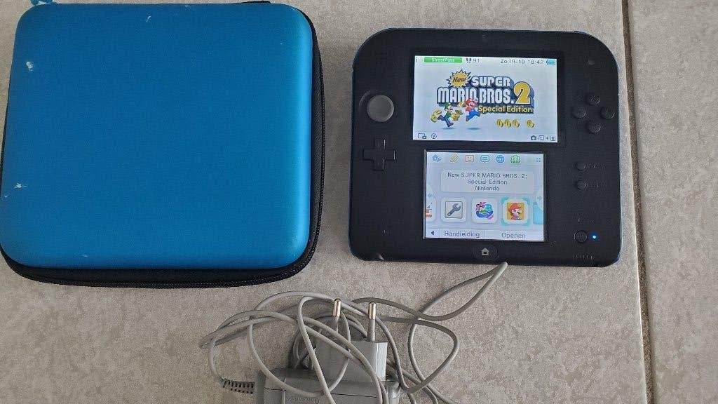 Nintendo 2DS Mario Bros 2 Special Edition met oplader.!, Consoles de jeu & Jeux vidéo, Consoles de jeu | Nintendo 2DS & 3DS, Enlèvement ou Envoi