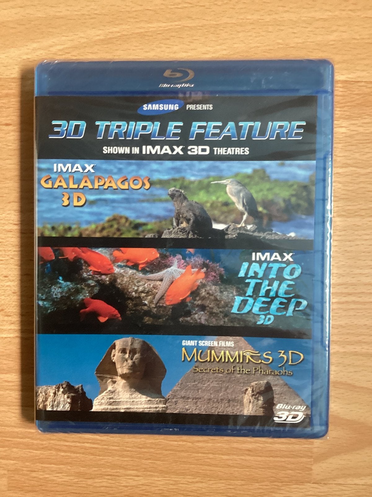 Blu-ray 3D Triple Feature - Nieuw, CD & DVD, Blu-ray, Enlèvement ou Envoi, Neuf, dans son emballage, Documentaire et Éducatif