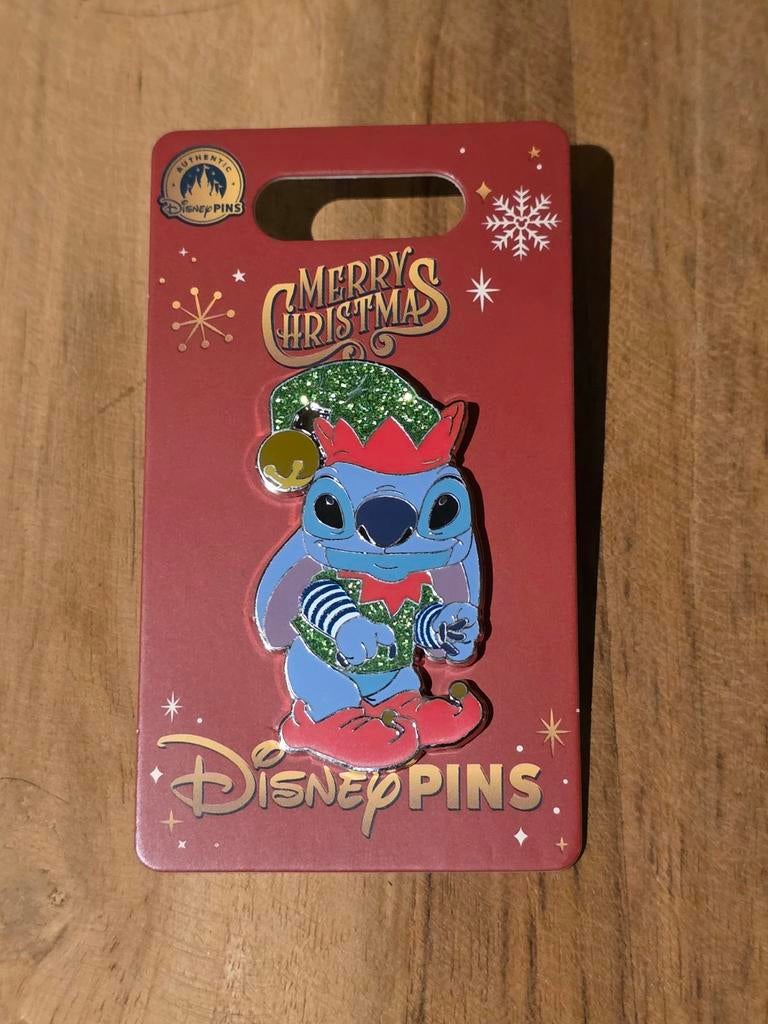 Disneyland stitch kerst pin, Verzamelen, Ophalen of Verzenden