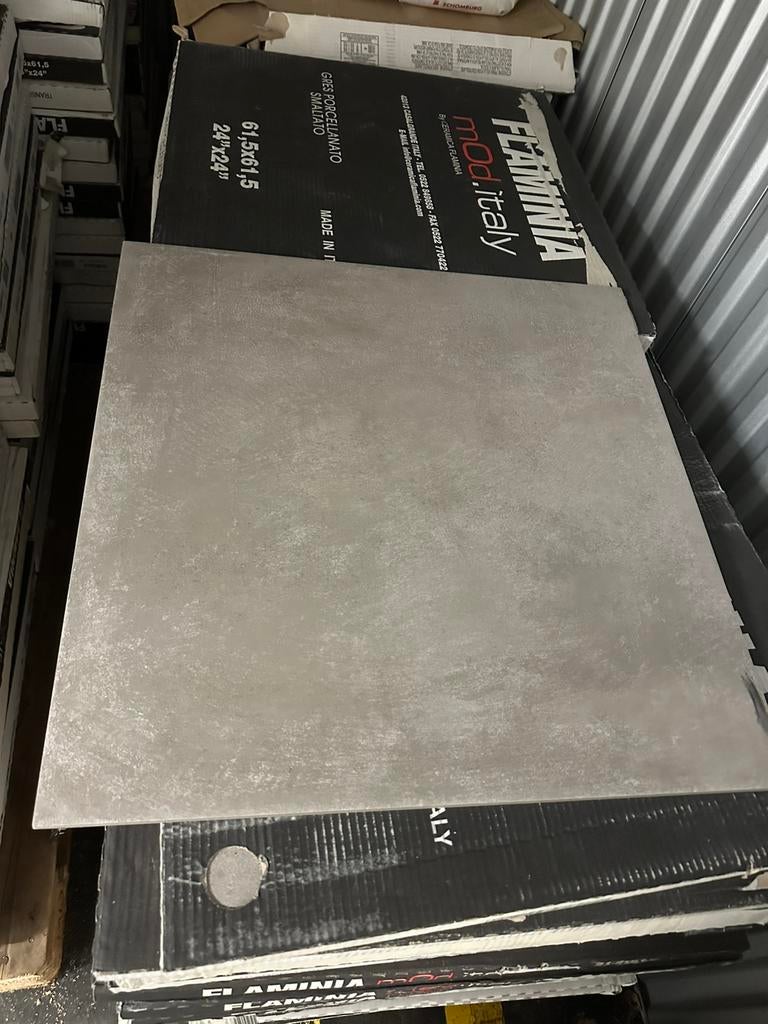 105m² vloertegels 61,561,5 betonlook – carrelage italien, Doe-het-zelf en Bouw, Tegels, Nieuw, Vloertegels, Ophalen