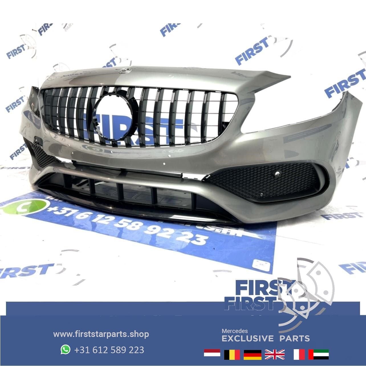 W176 AMG VOORBUMPER  + GT PANAMERICANA GRIL Mercedes A Klass, Utilisé, -, Avant, -