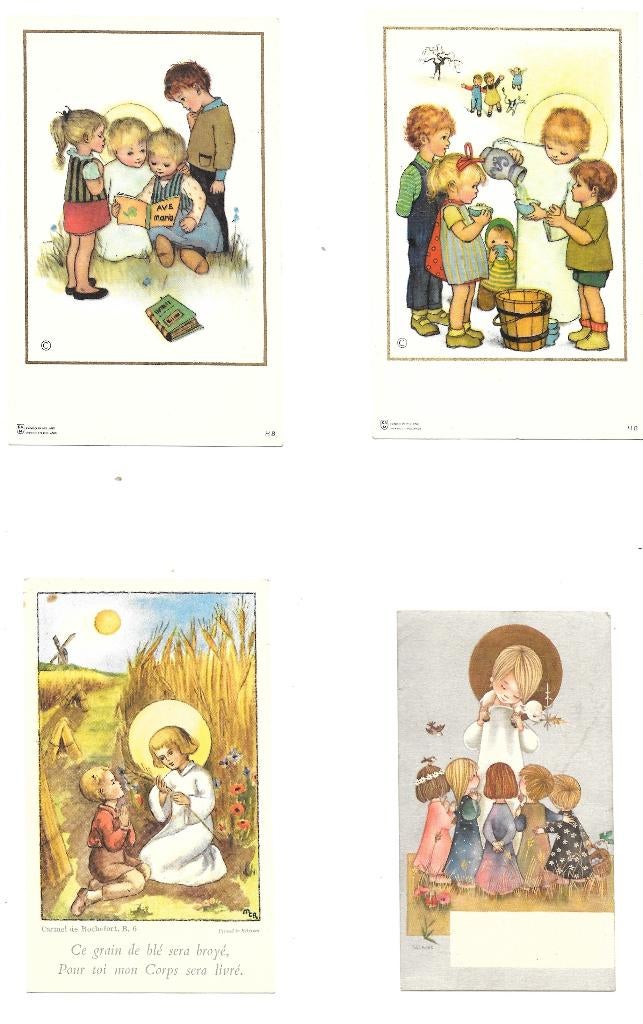 Vintage vrome afbeeldingen zonder annotaties, Verzamelen, Bidprentjes en Rouwkaarten, Verzenden, Bidprentje