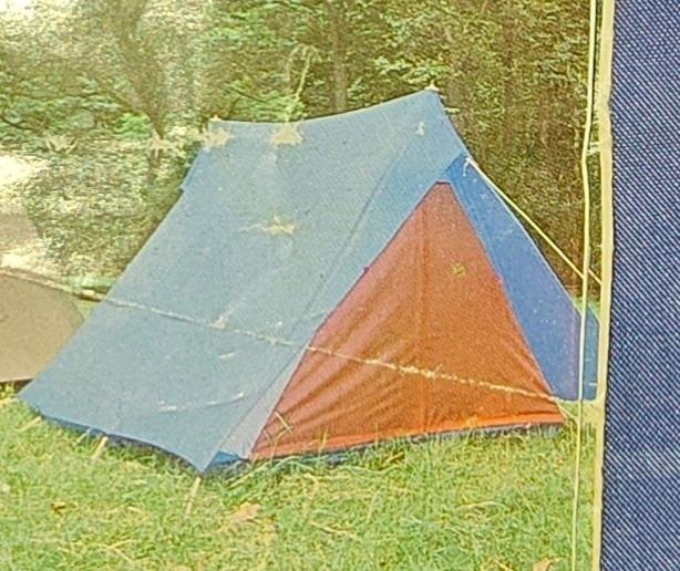Tent blauw voor 2 personen ophalen en Cash betalen, Caravans en Kamperen, Ophalen