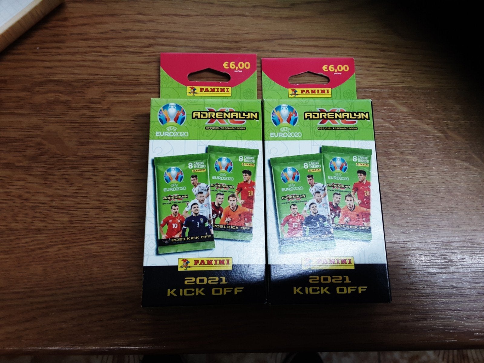 Panini ADRENALINE 2021 KICK OF 7 BOXES, Enlèvement ou Envoi
