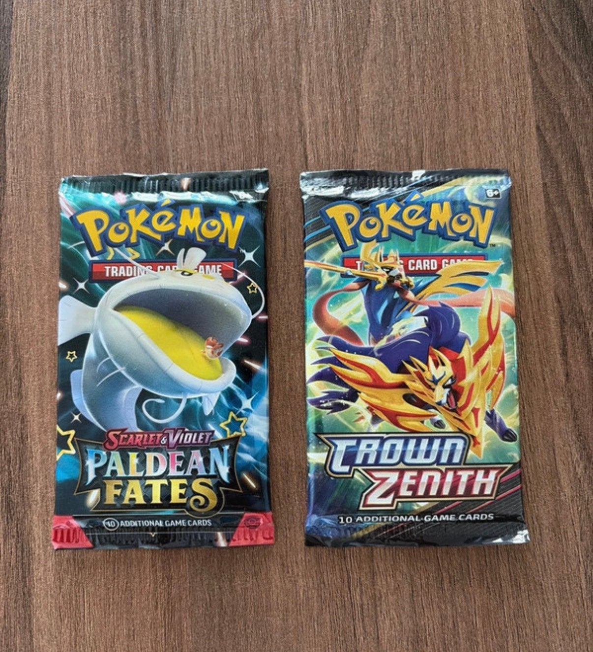 Pokemon crown zenith / paldean fates, Ophalen of Verzenden, Zo goed als nieuw, Booster