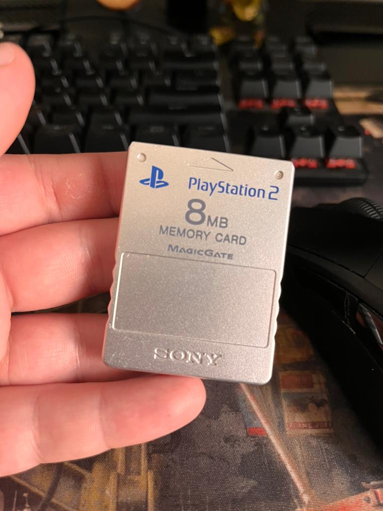 Officiële Sony PlayStation 2 PS2 8MB Memory Card – Zilver, Games en Spelcomputers, Spelcomputers | Sony PlayStation 2, Ophalen of Verzenden
