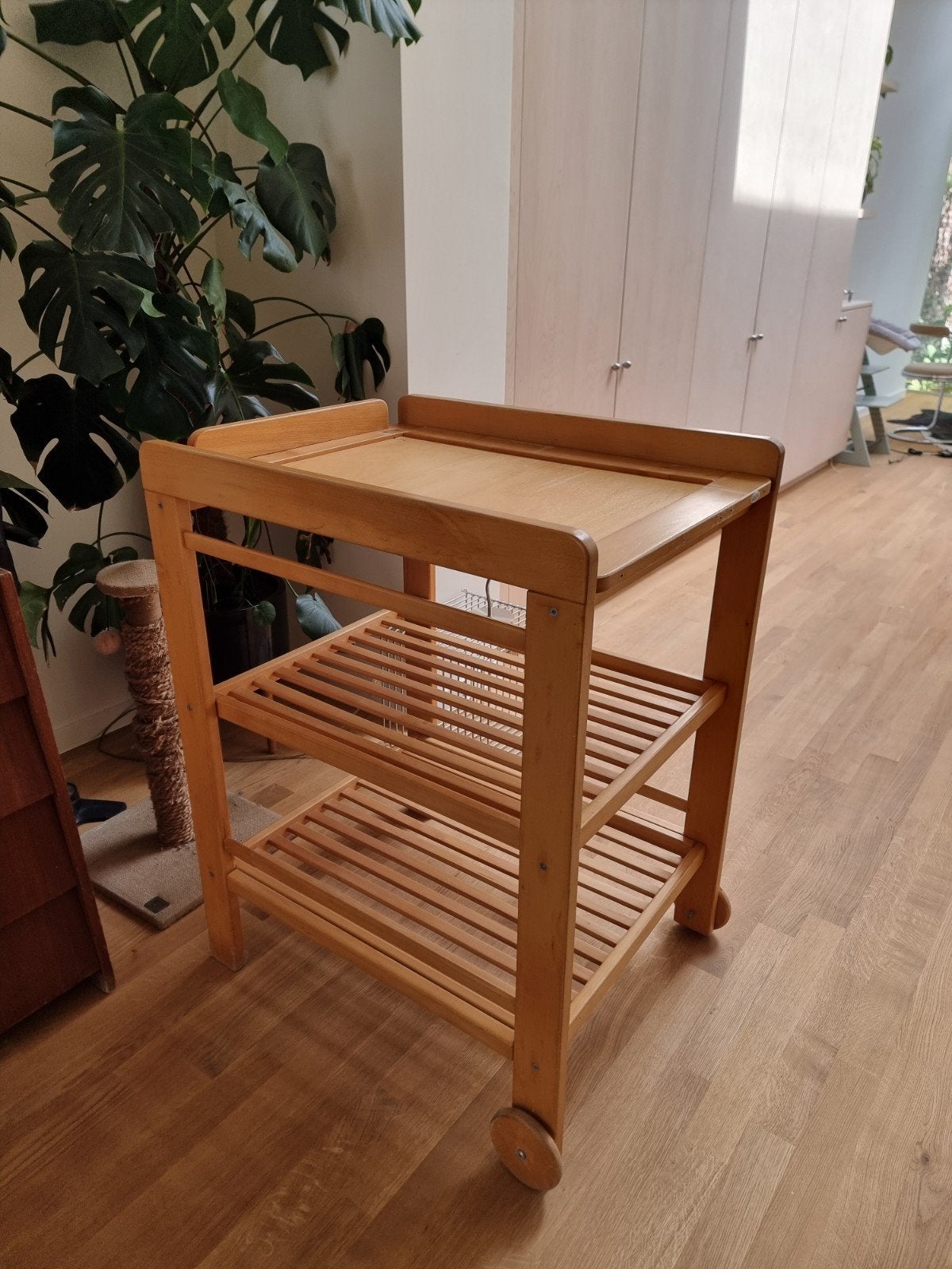 Ververstafel baby, Ophalen