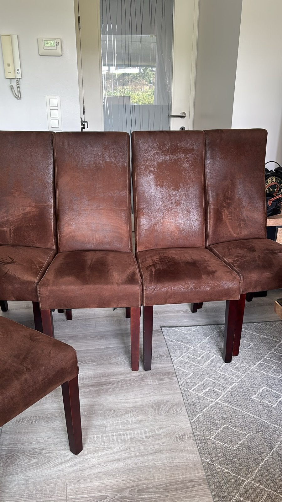 chaises de table à manger, Enlèvement, Comme neuf