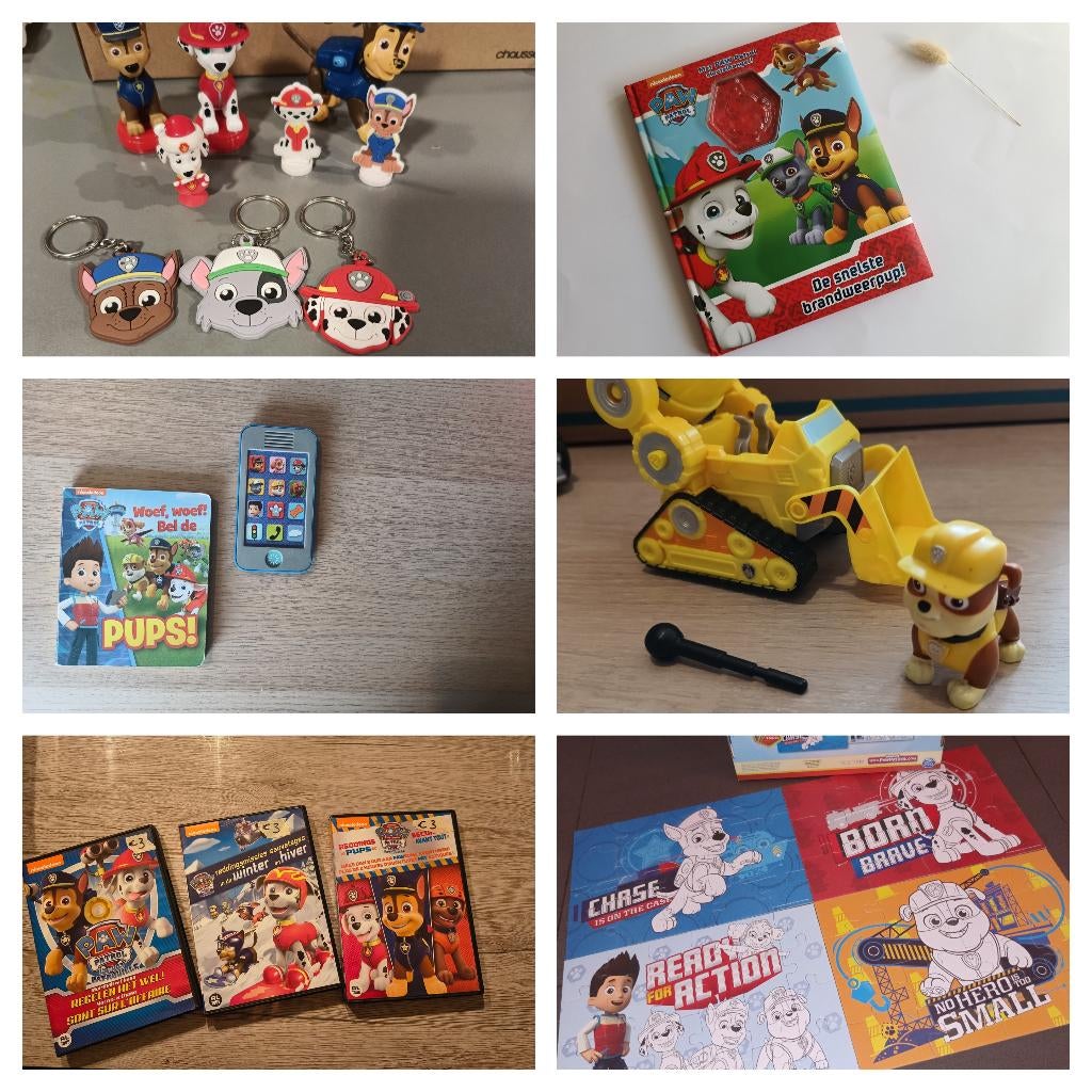 Pakket PawPatrol, Kinderen en Baby's, Ophalen of Verzenden, Gebruikt