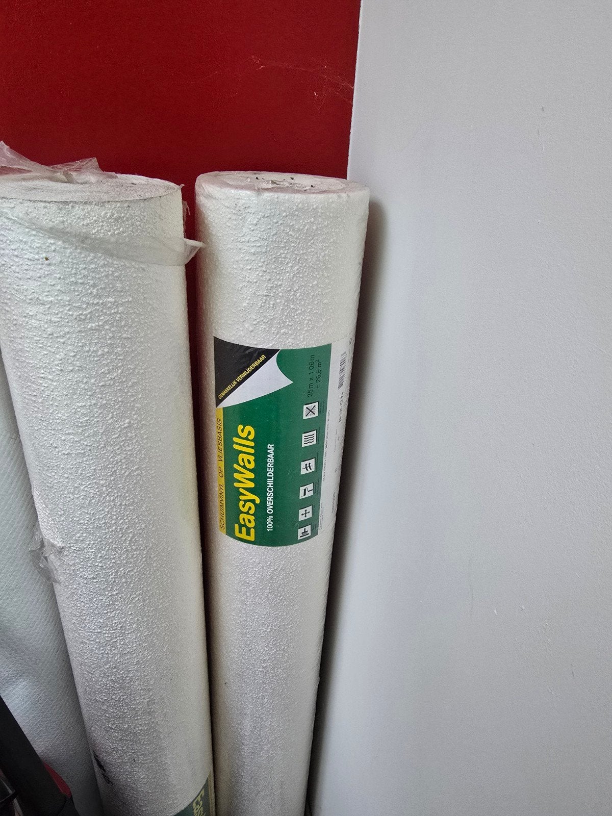 gratis overschilderbaat vliespapier, Ophalen
