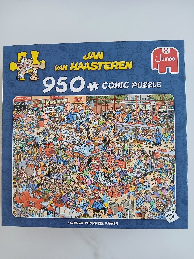 4 Jan van Haasteren puzzels 950 stukjes, Hobby en Vrije tijd, Denksport en Puzzels, Ophalen, 500 t/m 1500 stukjes, Zo goed als nieuw