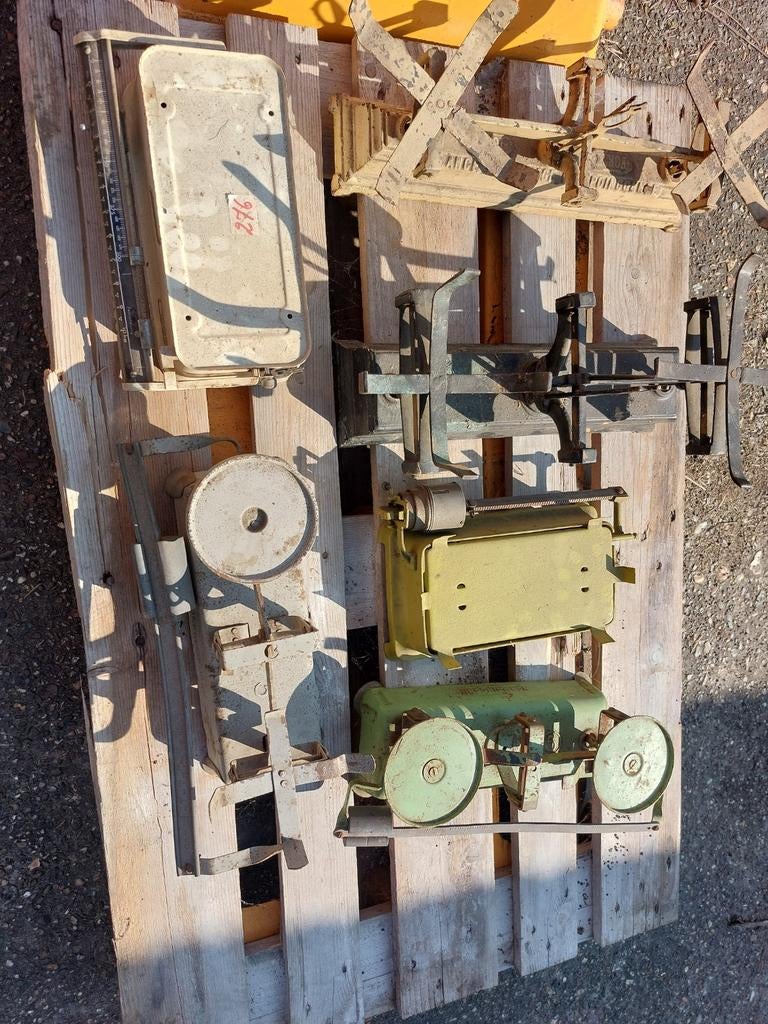 Allerlei oude weegschalen / vintage balansen / brocante, Antiek en Kunst, Ophalen