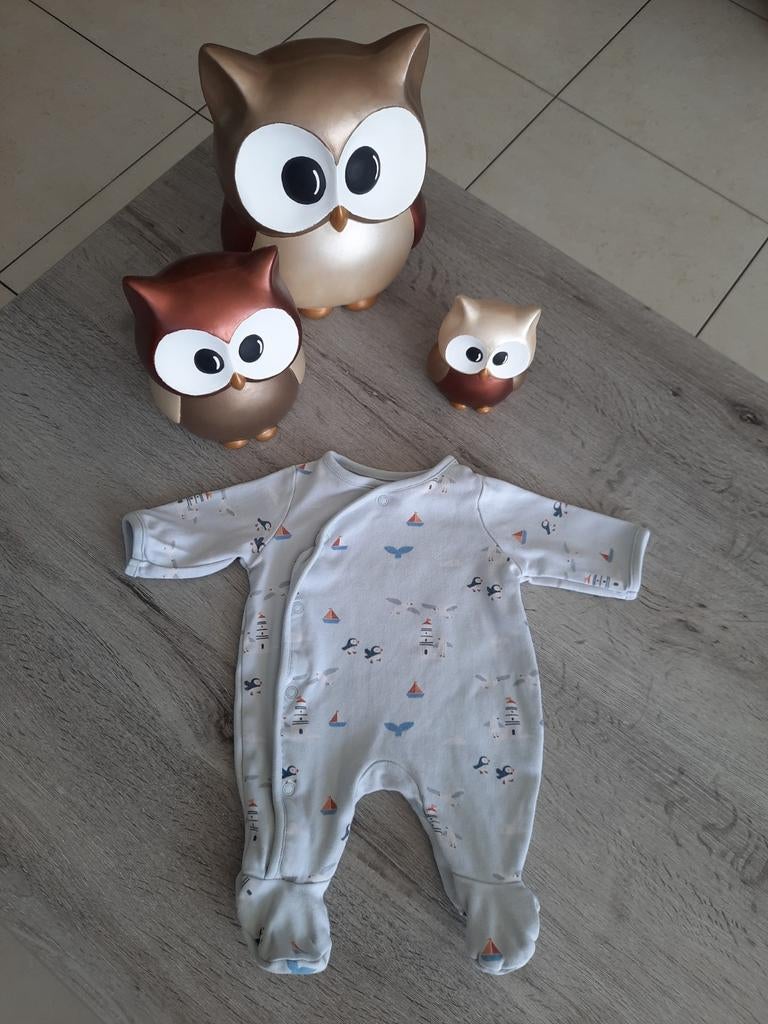 Boxpakje/kruippakje/pyjama zeemotief C&A maat 50, Kinderen en Baby's, Ophalen of Verzenden