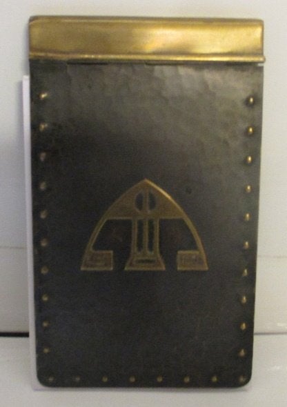 zuiver art nouveau nota houder Austria Carl Deffner, Verzenden
