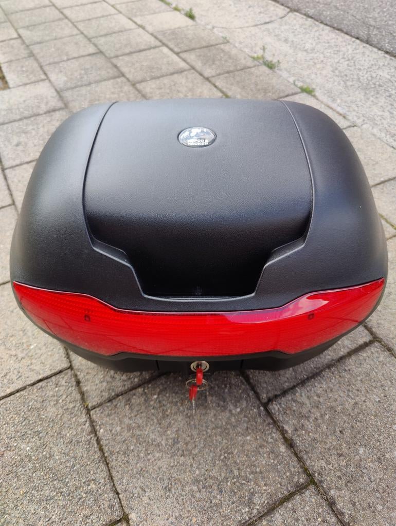 Hepco becker topkoffer met alurack, Motoren, Ophalen