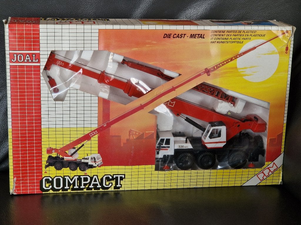 Joal Compact 168 camion grue crane PPM 530 ATT 1:50, Enlèvement ou Envoi, Utilisé, Grue, Tracteur ou Agricole, Autres marques