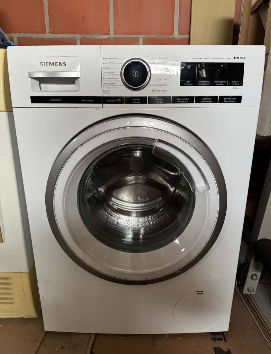 Machine à laver Siemens, 8 à 10 kg, Enlèvement, Chargeur frontal, Classe énergétique A ou plus économe