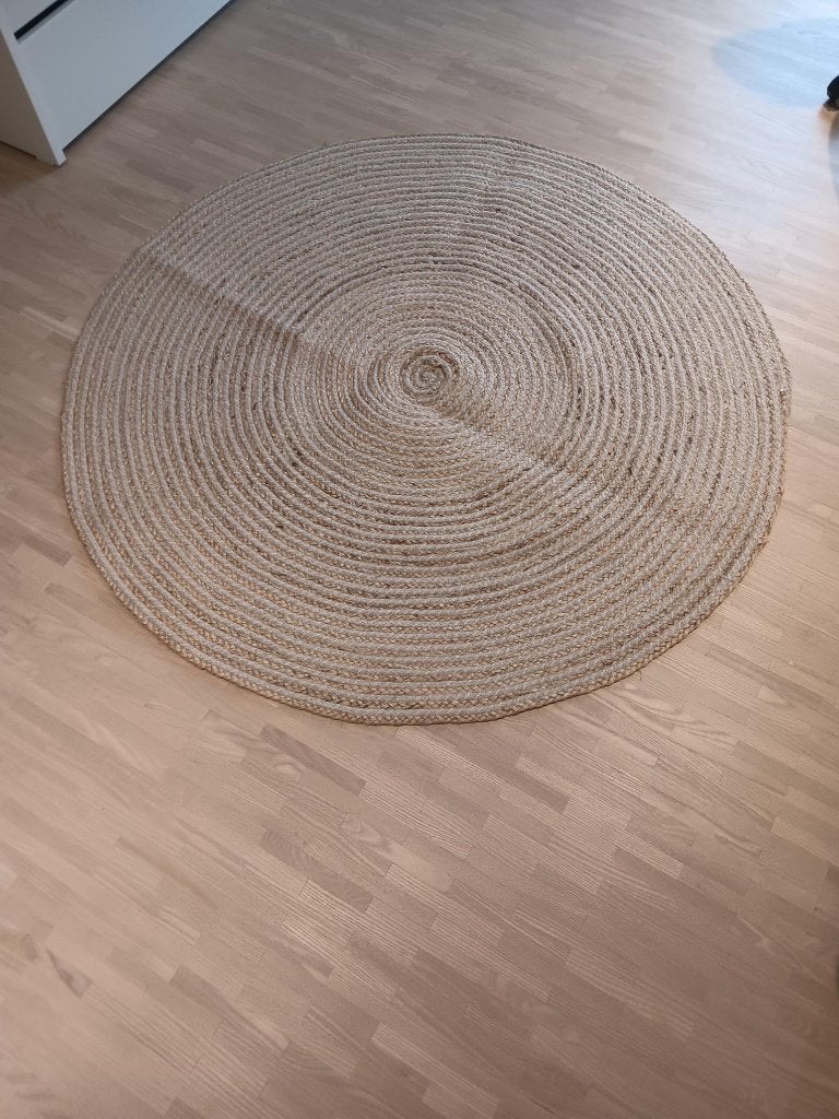 Rond tapijt-sisal, Ophalen, Rond