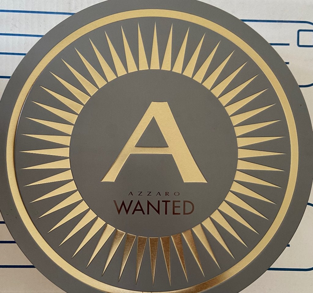 Coffret Azzaro wanted en métal, édition limitée., Enlèvement, Neuf, Autres types, Plein