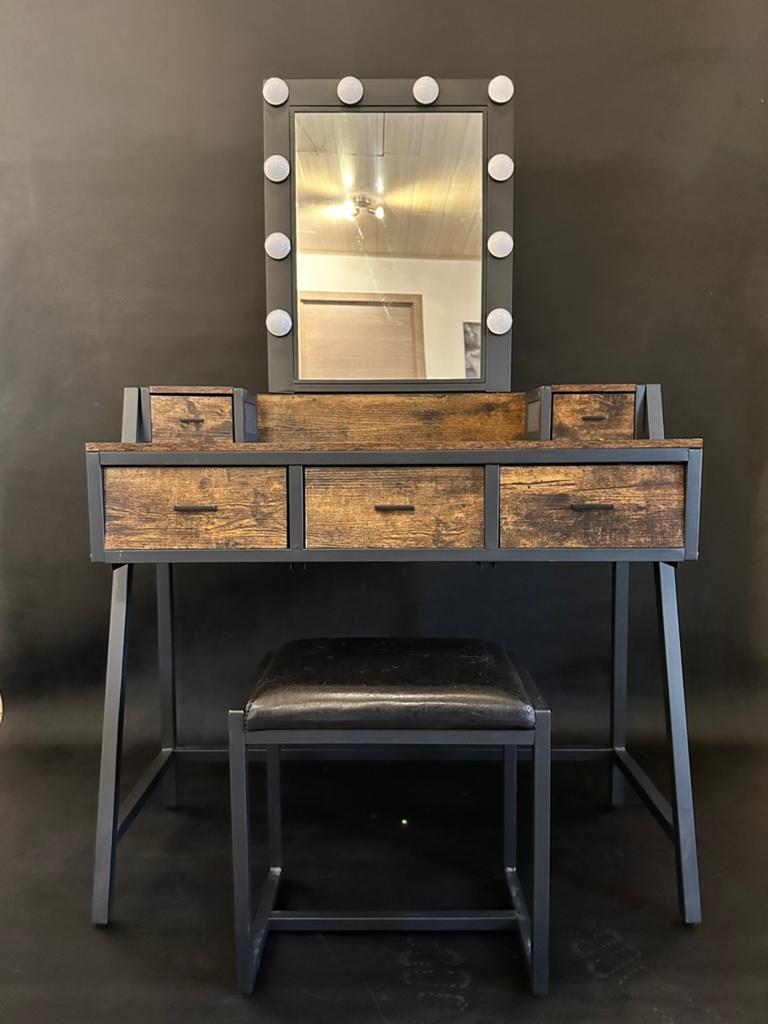 Kaptafel met spiegel, Maison & Meubles, Tables | Coiffeuses, Enlèvement, Comme neuf