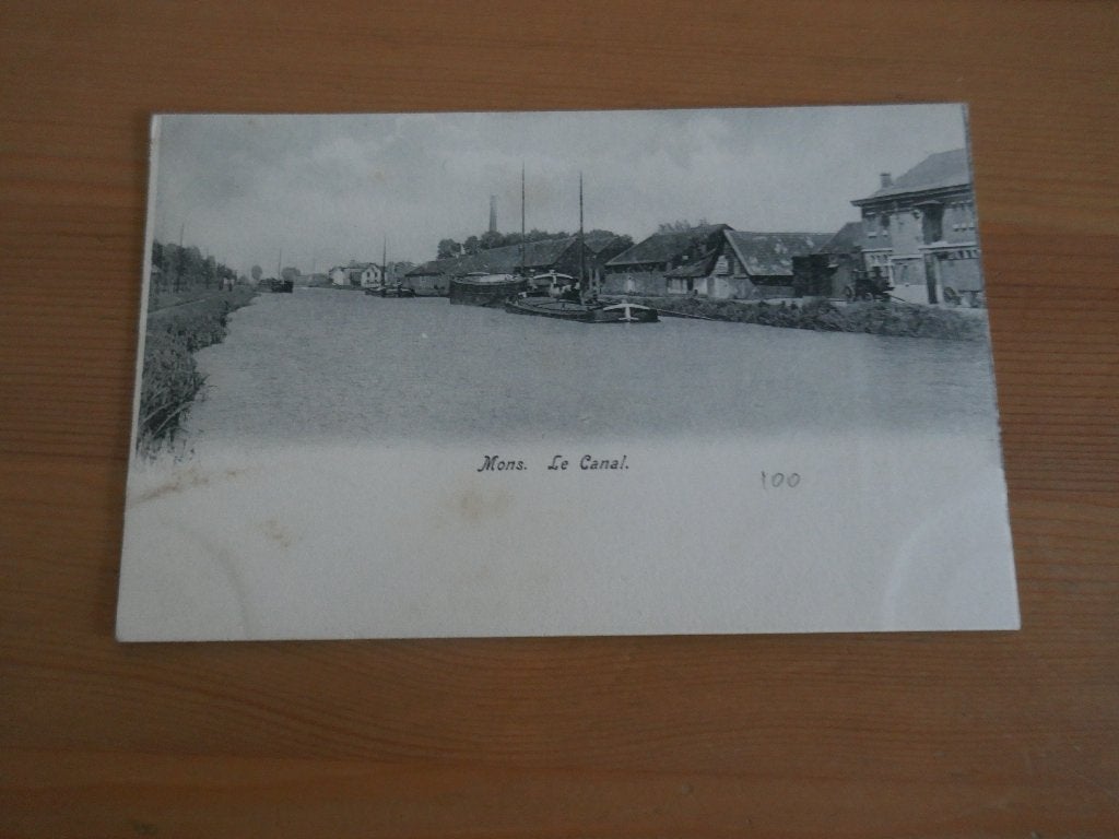 mons le canal, Verzamelen, Postkaarten | België, Verzenden, Ongelopen, Henegouwen