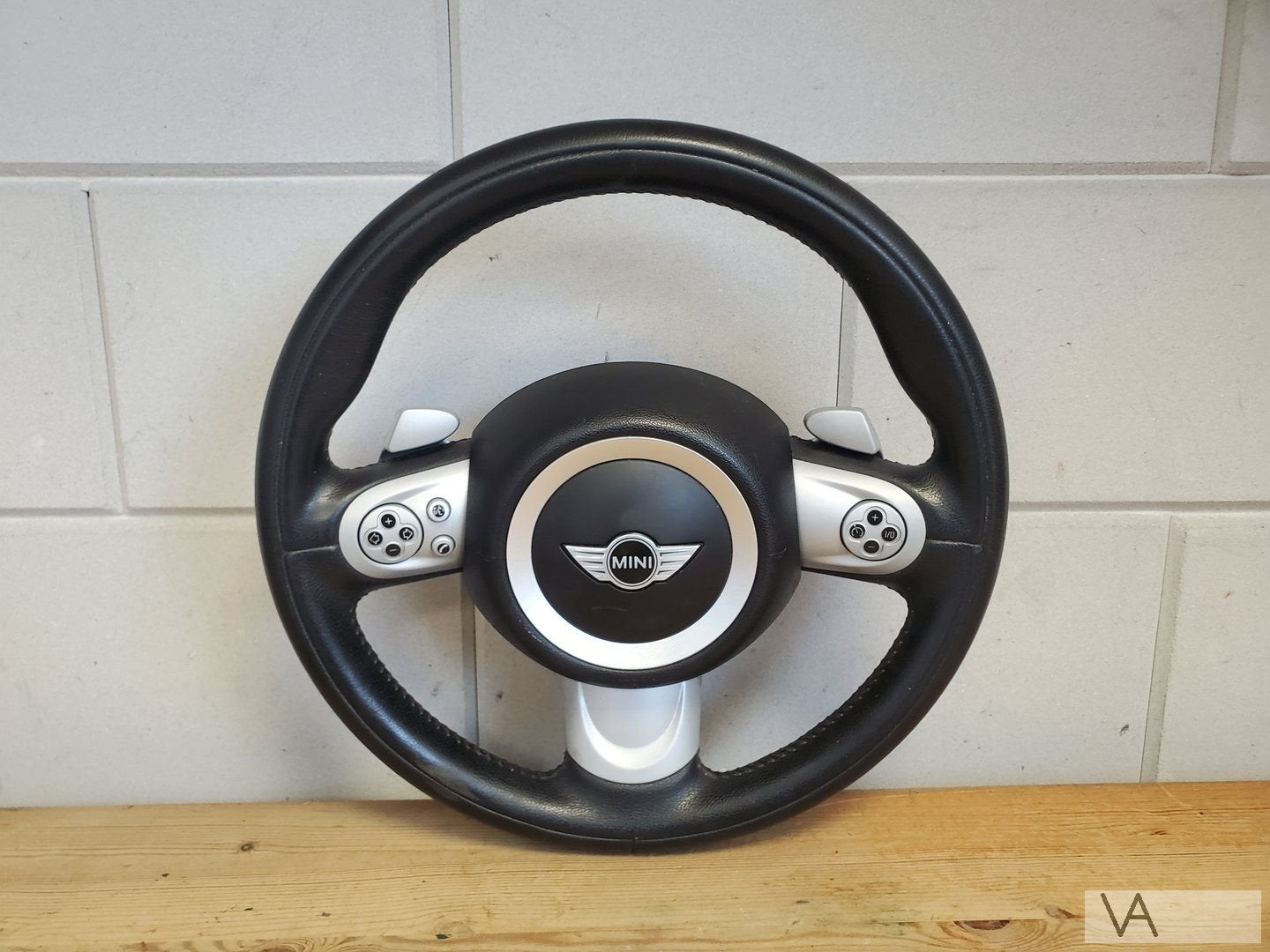 Mini R56 06 -12 3 spaak sport stuur + airbag flippers cruise, Gebruikt, -, -, Ophalen of Verzenden