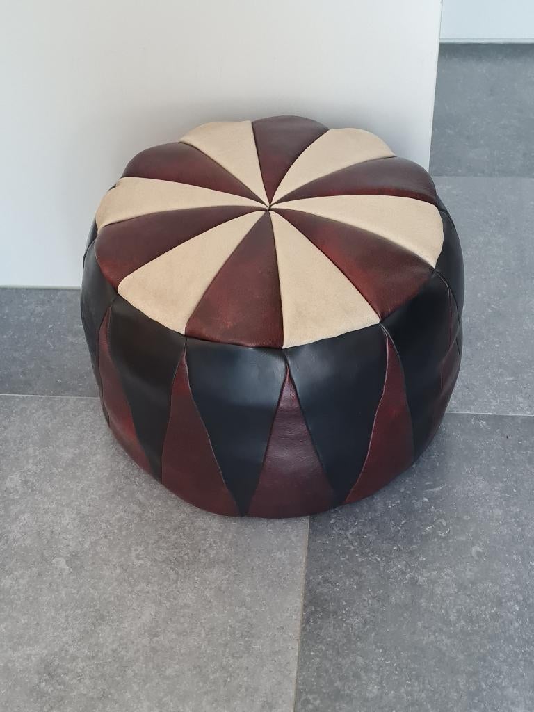 Zeer mooie vintage retro poef, Verzamelen, Ophalen of Verzenden