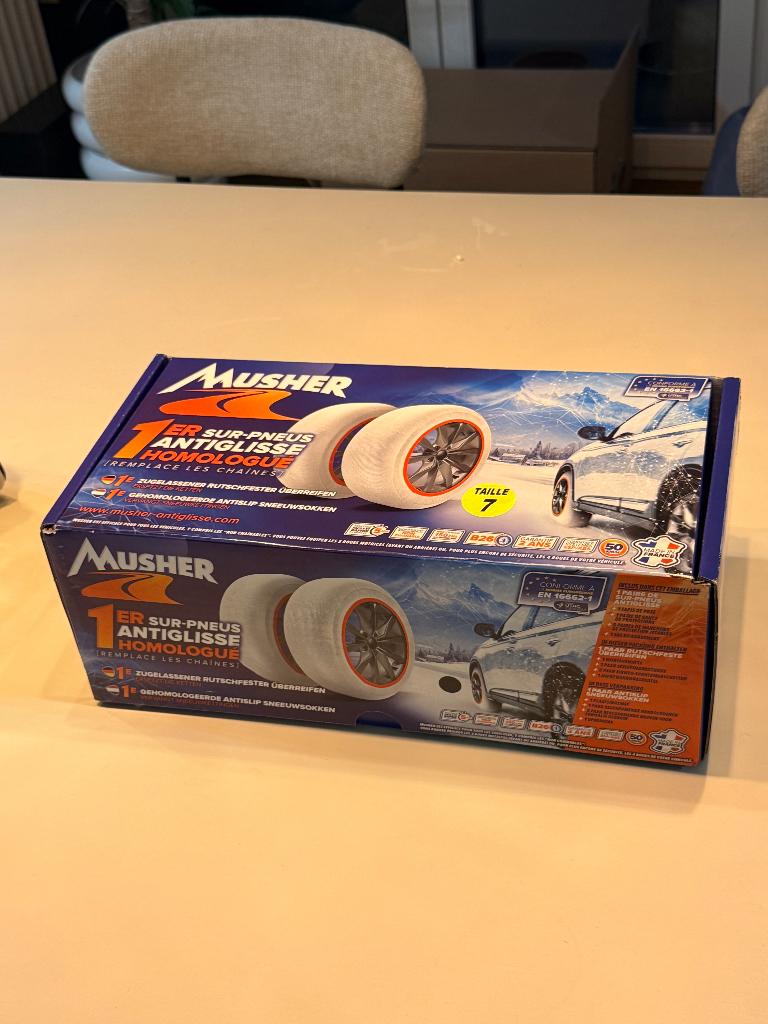 Chaussettes pneus neige - Musher Antiglisse, Enlèvement ou Envoi, Neuf