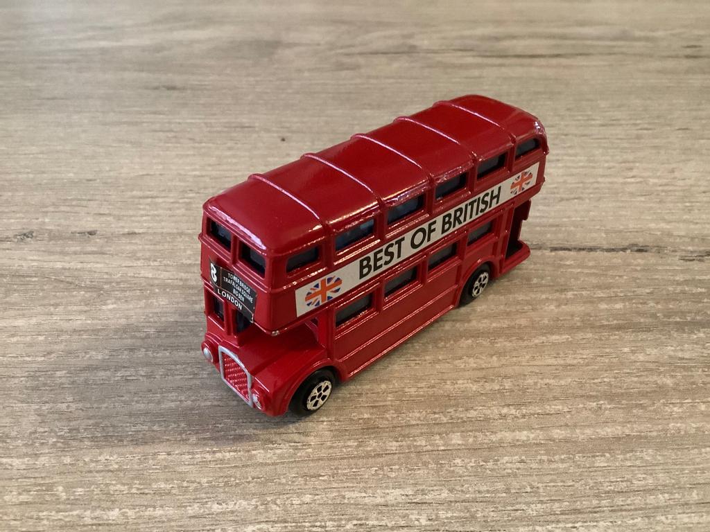 Miniatuur London dubbeldek bus, Hobby en Vrije tijd, Ophalen of Verzenden, Gebruikt, Bus of Vrachtwagen