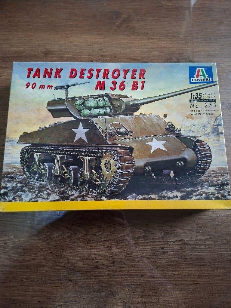 Tank destroyer M 36 B1, Tank, Italeri, 1:32 tot 1:50, Nieuw