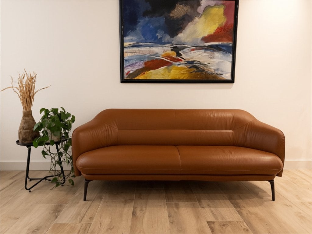 Canapé 3 places Leolux Lindo — design élégant, Maison & Meubles, Canapés | Salons, Comme neuf, Banc droit, Trois personnes, 200 à 250 cm