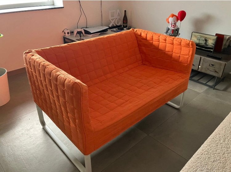 Tweezit, Huis en Inrichting, Ophalen, Gebruikt, Tweepersoons, 75 tot 100 cm