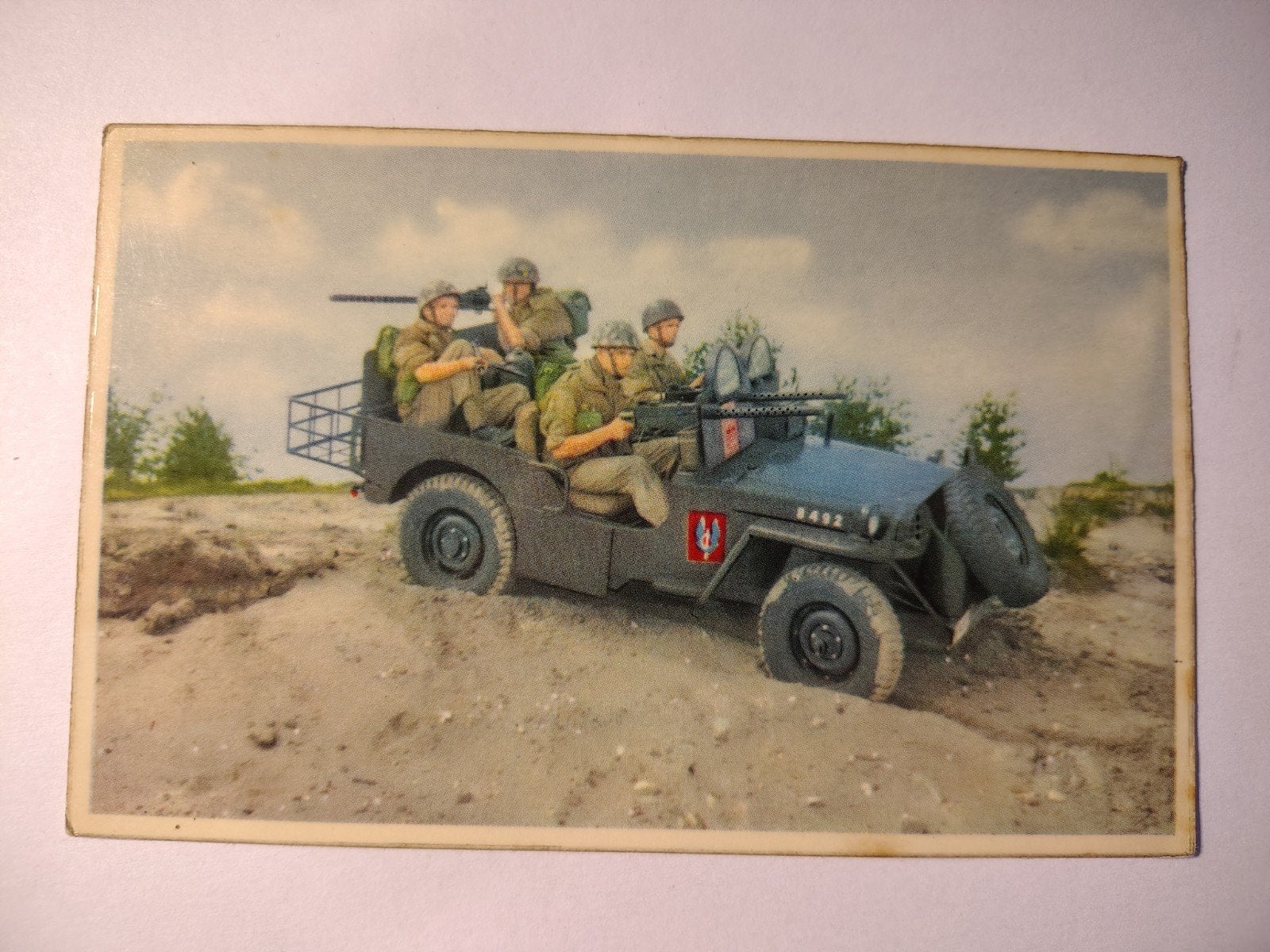 Para's-jeep op verkenning. Militaria, Verzamelen, Ophalen of Verzenden
