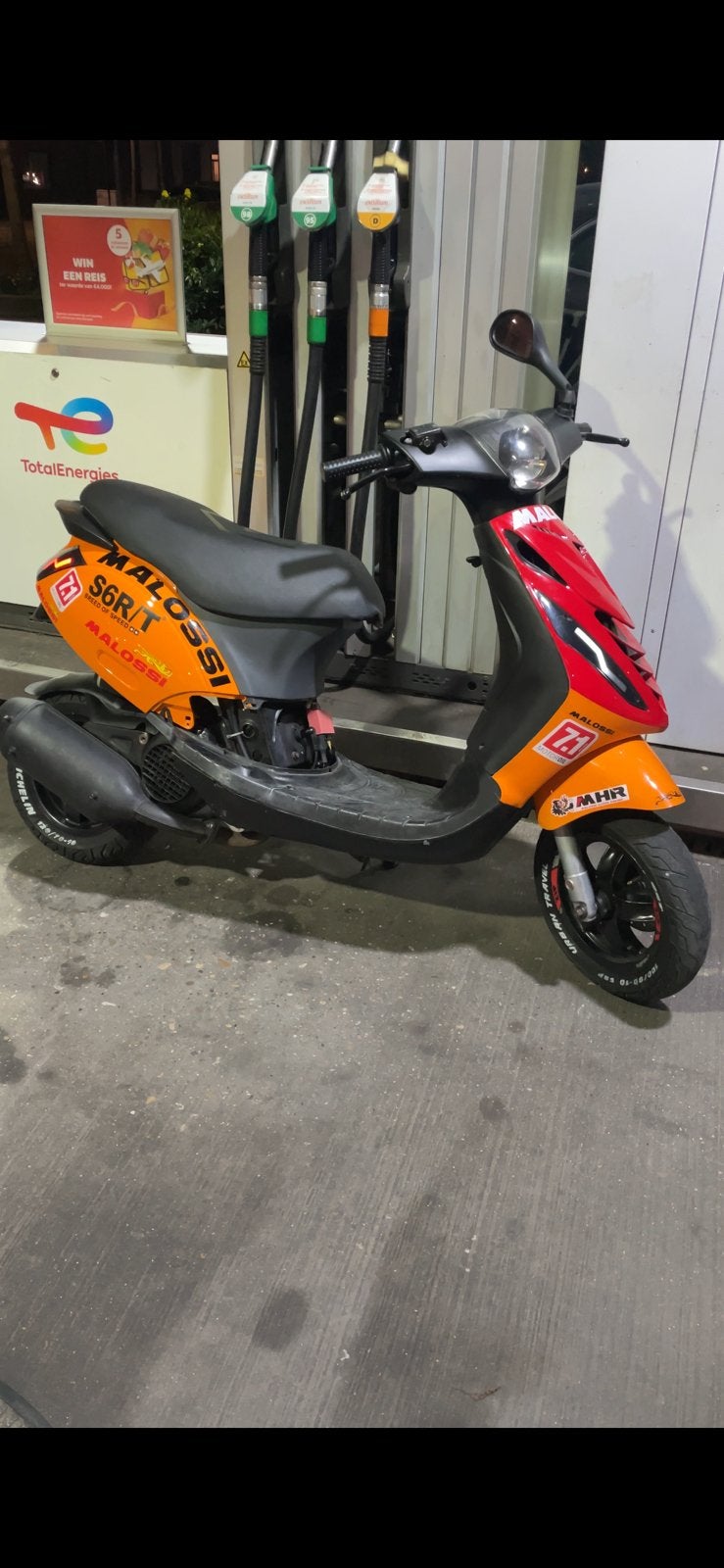 Piaggio zip malossi kappenset, Enlèvement