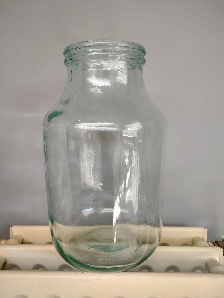 glazen vaas, Huis en Inrichting, Ophalen, Gebruikt, Glas, 40 cm