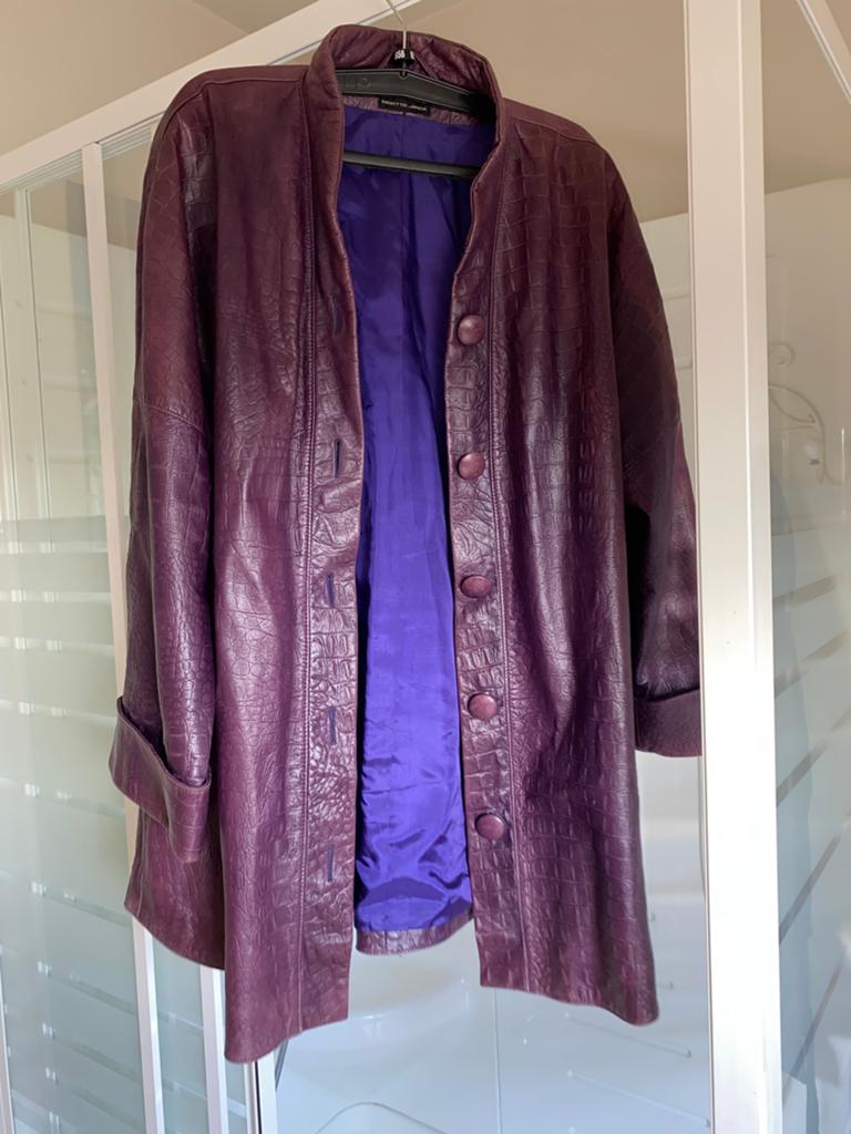 Mantel paars, Kleding | Dames, Jassen | Zomer, Ophalen, Zo goed als nieuw, Maat 38/40 (M), Paars