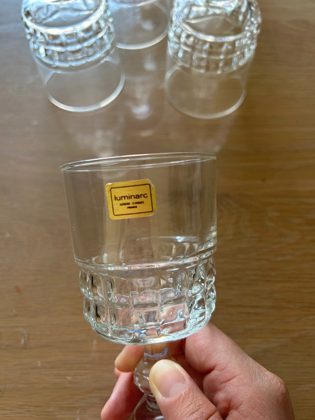 Glazen luminarc, Verzamelen, Ophalen, Zo goed als nieuw