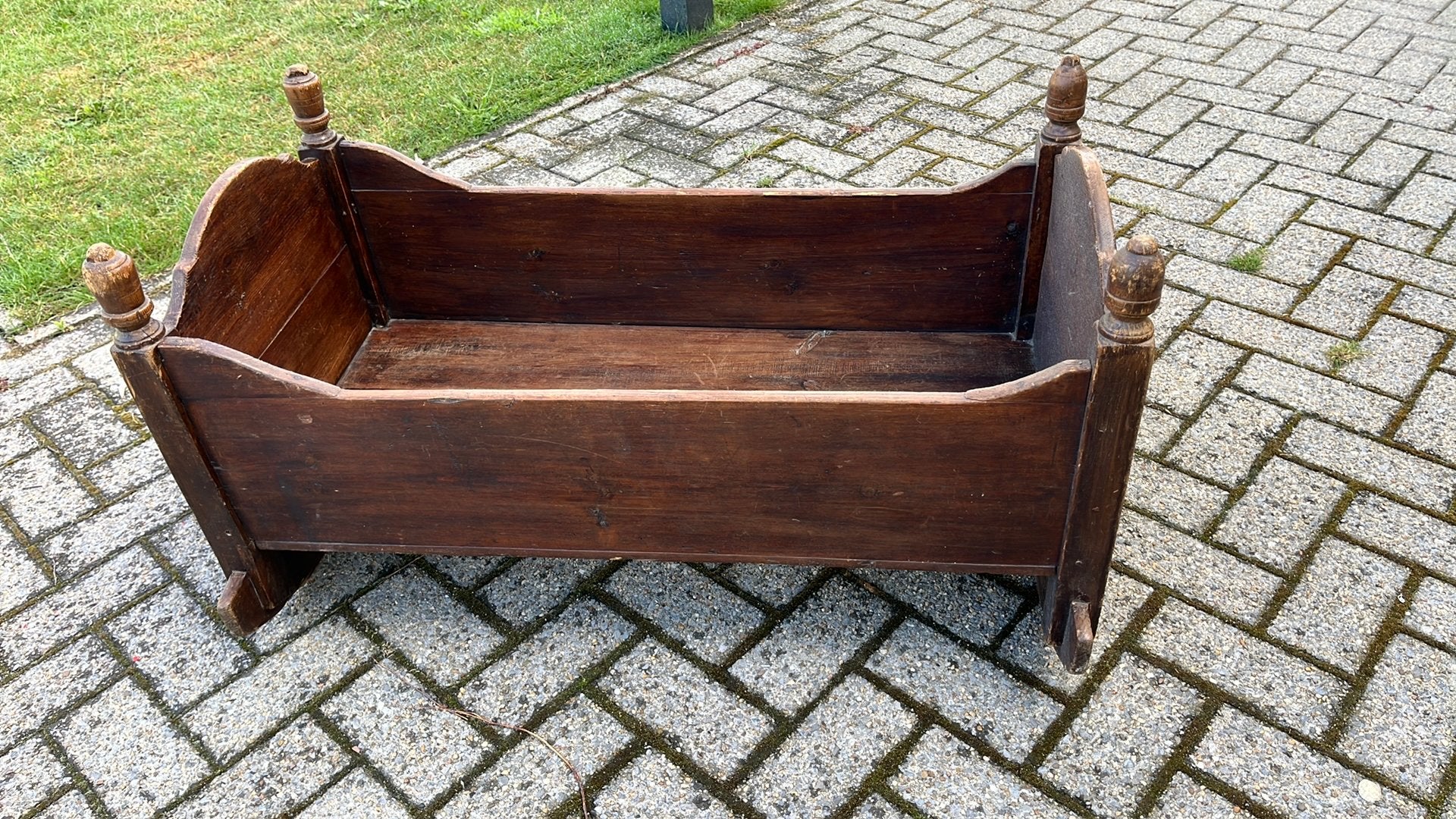 Oude houten wieg, Antiek en Kunst, Ophalen