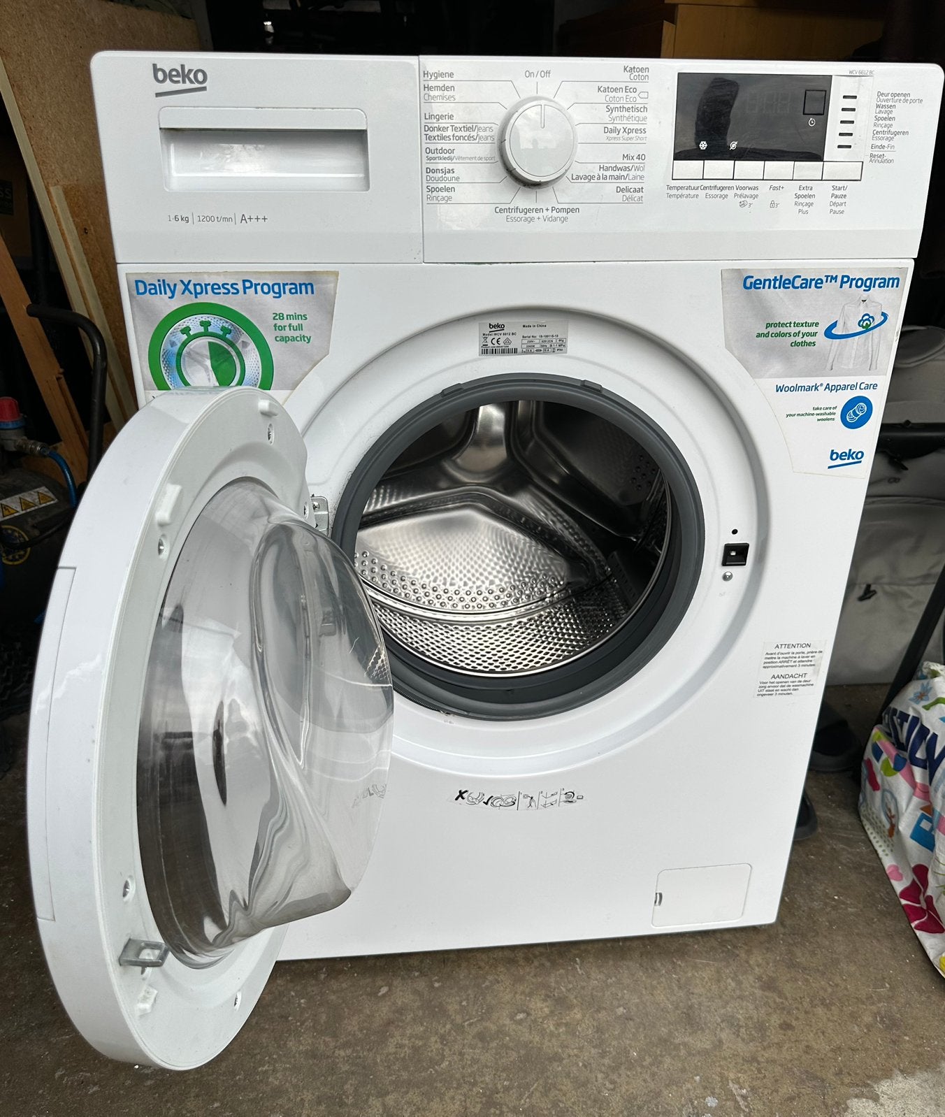 Machine a laver beko, 6 à 8 kg, Enlèvement, Utilisé