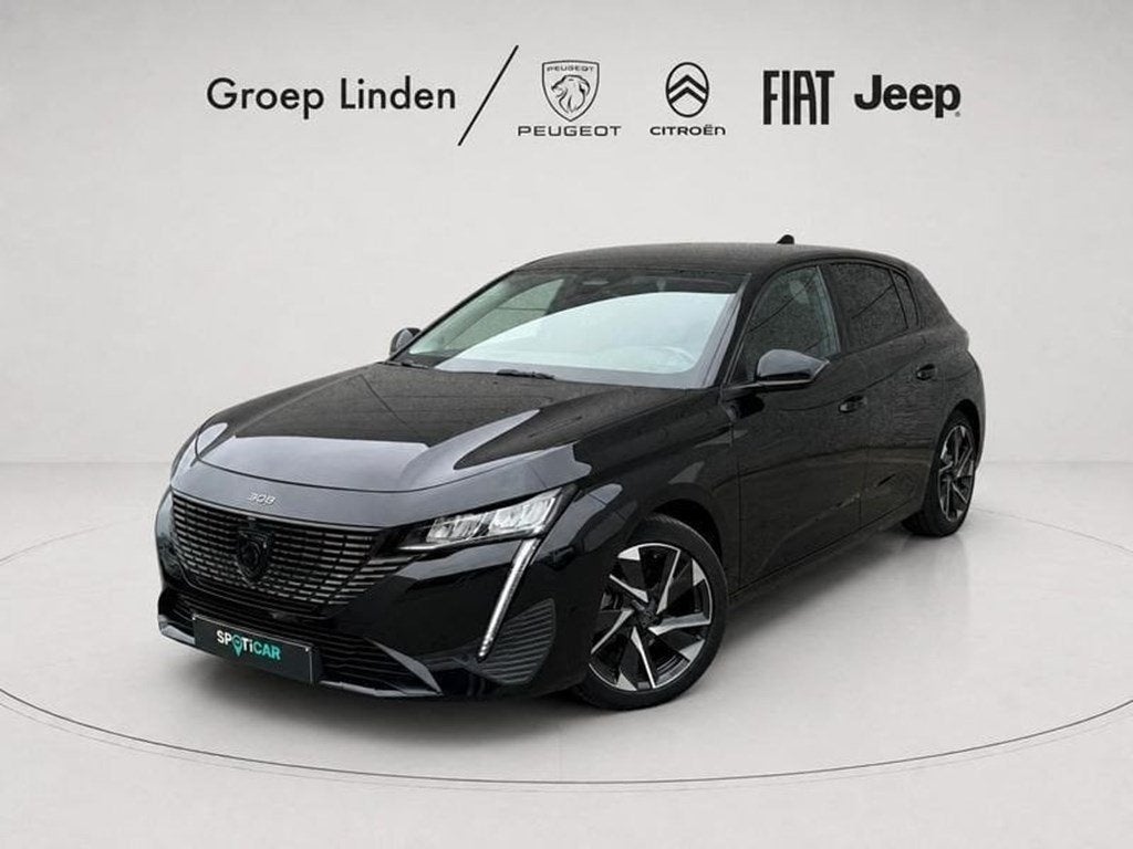Peugeot 308 *GPS*LEDER*CAMERA* 1.2 Benz Allure Pack, Zwart, Zwart, 130 pk, https://public.car-pass.be/vhr/31fba8e9-e09d-4c32-a7a5-1d23727a9de6
