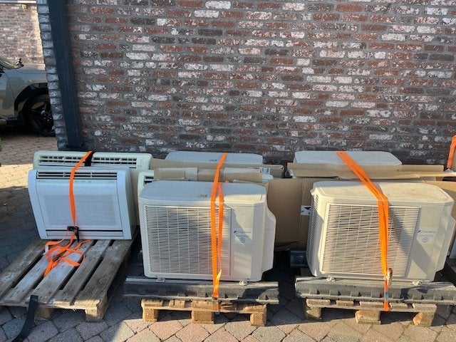 lot de climatisations, Ophalen, Koelen en Ontvochtigen, 3 snelheden of meer, Staande ventilator