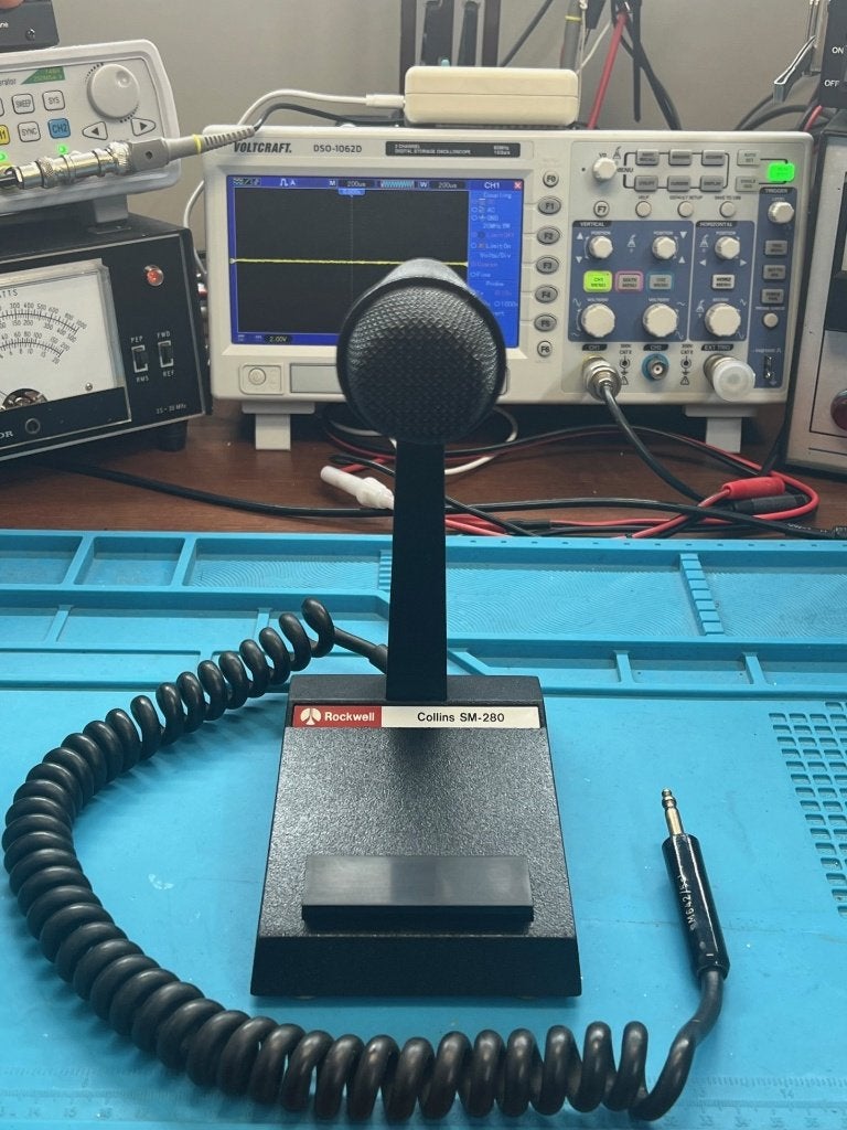 Radio amateur Rockwell Collins SM-280 Turner Mike, Enlèvement ou Envoi, Utilisé, Émetteur et Récepteur