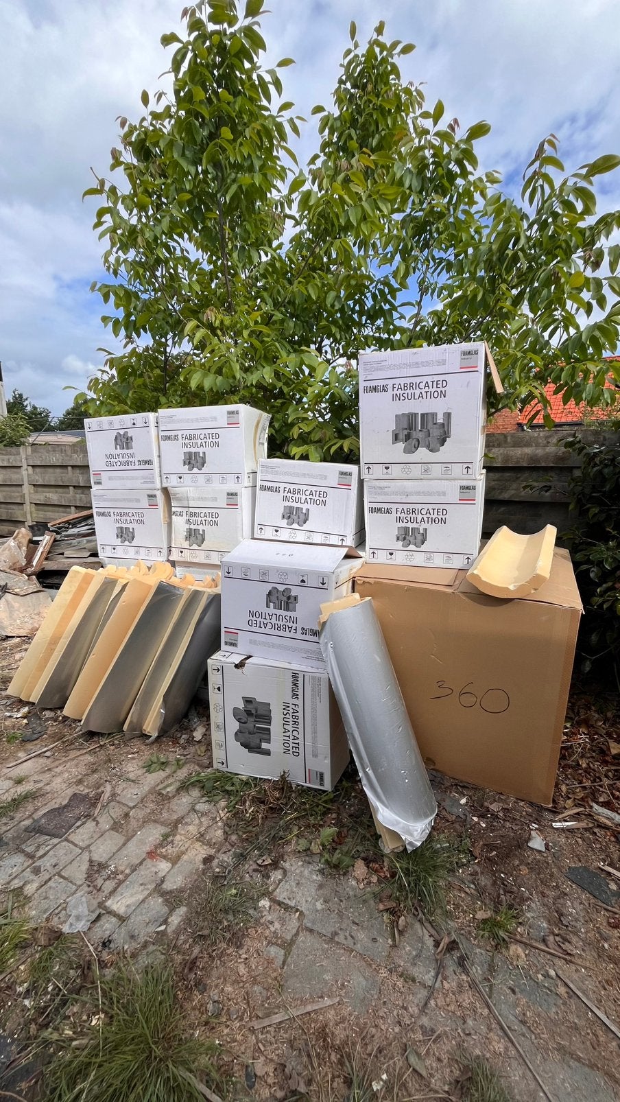 Isolatie/ buis isolatie, Doe-het-zelf en Bouw, Metselstenen, Ophalen, Nieuw