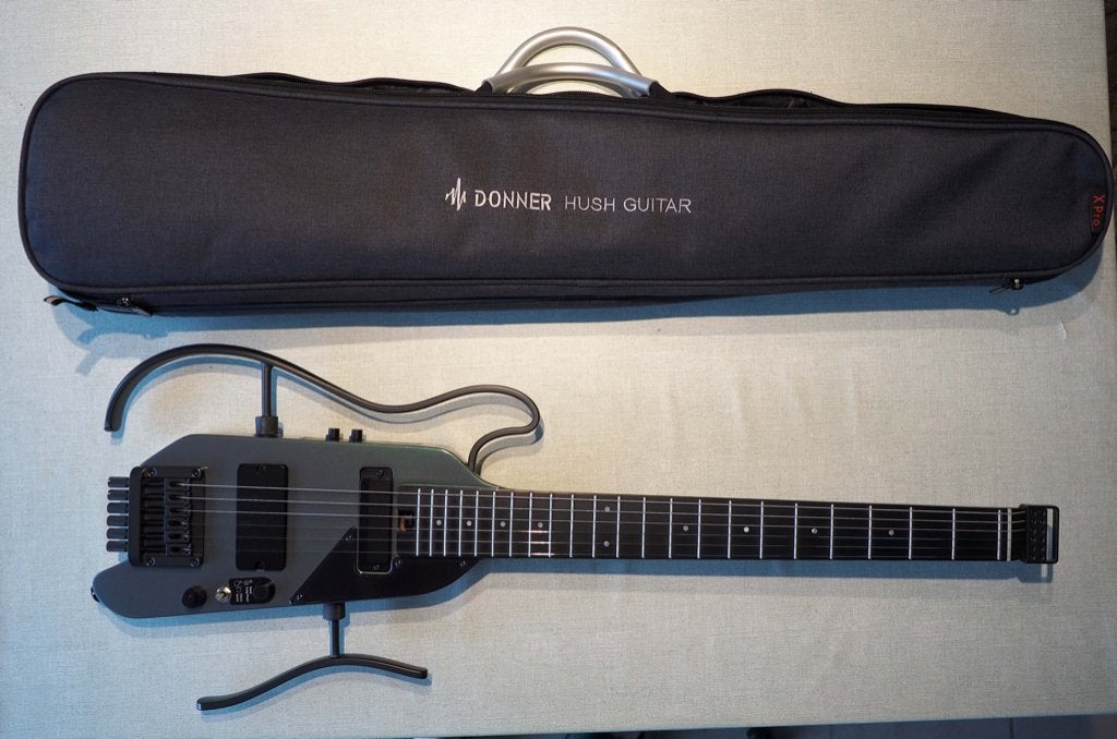 E-Gitaar Donner HUSH-X PRO, Ophalen, Zo goed als nieuw, Solid body, Overige merken
