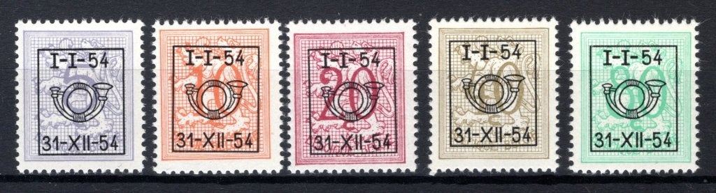 PRE640/644 MNH** 1954 - Klein staatswapen - REEKS 46, Verzenden, Postfris, Postfris
