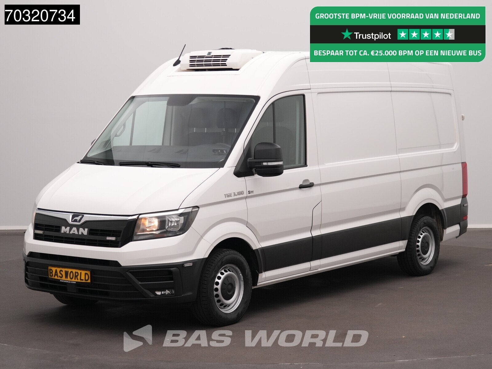 MAN TGE 3.180 Automaat Koelwagen Thermo King V-300 MAX L3H3, 177 ch, Achat, Euro 6, Entreprise
