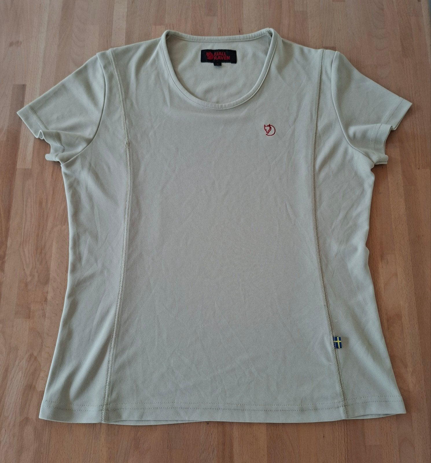 T-shirt korte mouwen FJÄLLRÄVEN, Beige, Maat 42/44 (L), Ophalen of Verzenden, Korte mouw