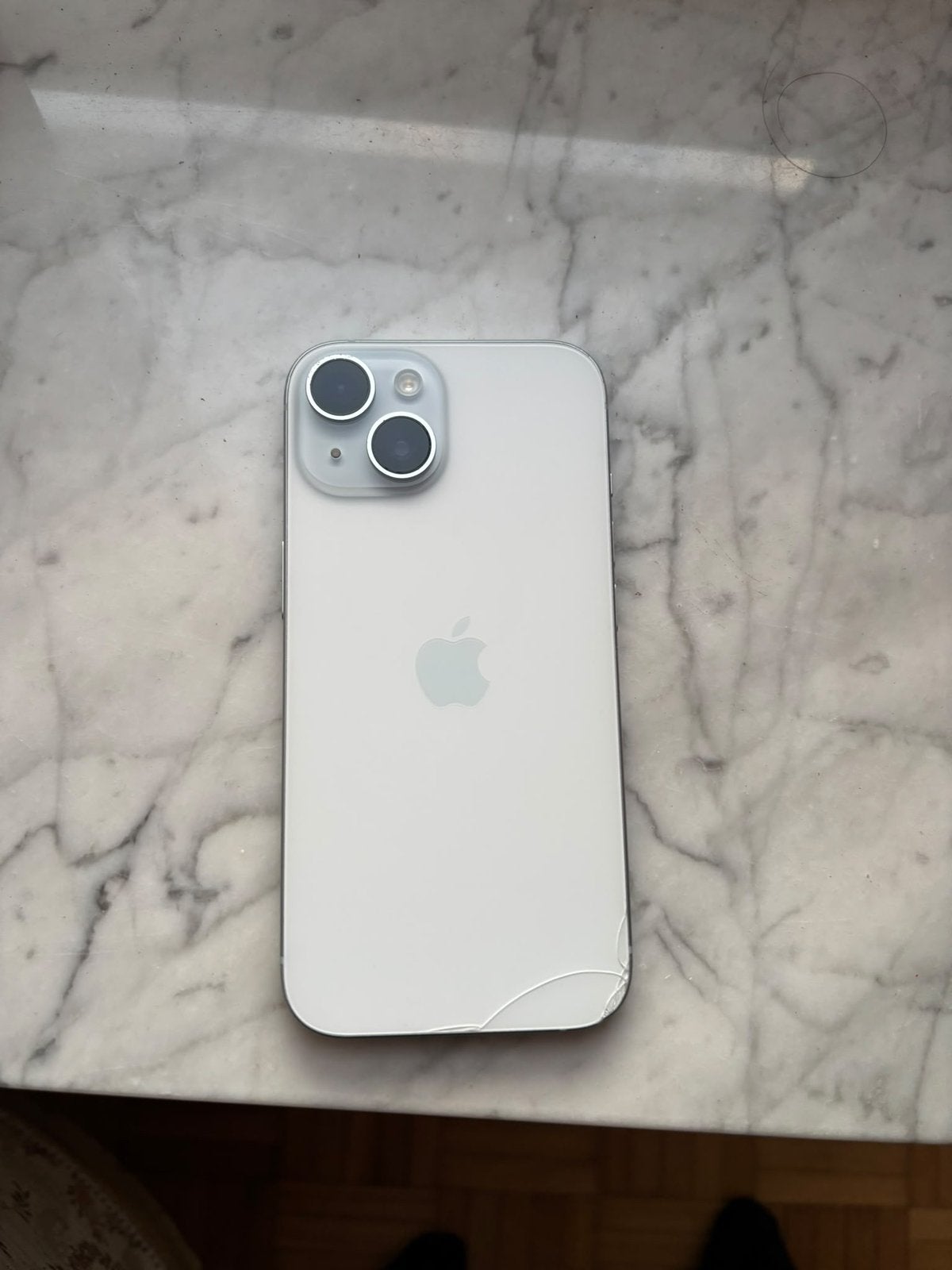 Iphone 15 128GB Blanc, Télécoms, Avec simlock (verrouillage SIM), 128 GB, IPhone 15, Enlèvement