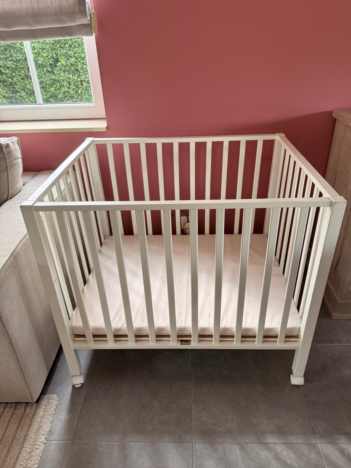 Babybox 97 op 77cm, Kinderen en Baby's, Babyparken, Ophalen, Gebruikt, Rechthoekig, In hoogte verstelbaar